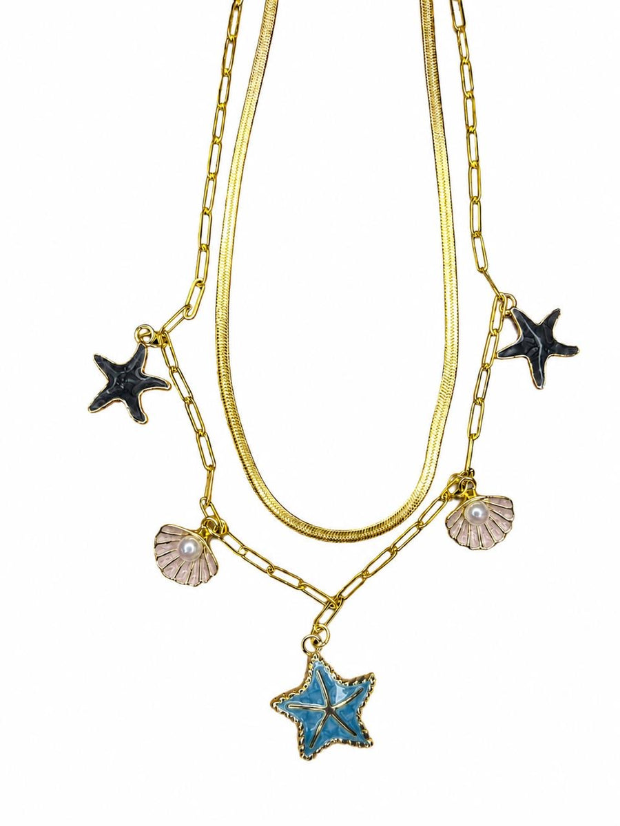Summer Mediterranean necklace