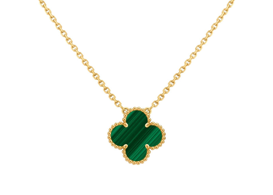 Single green van cleef NECKLACE