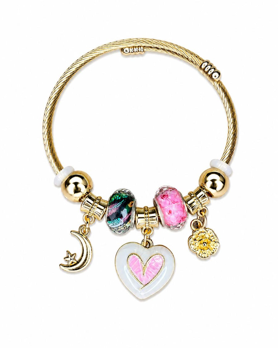 Summer heart bracelet