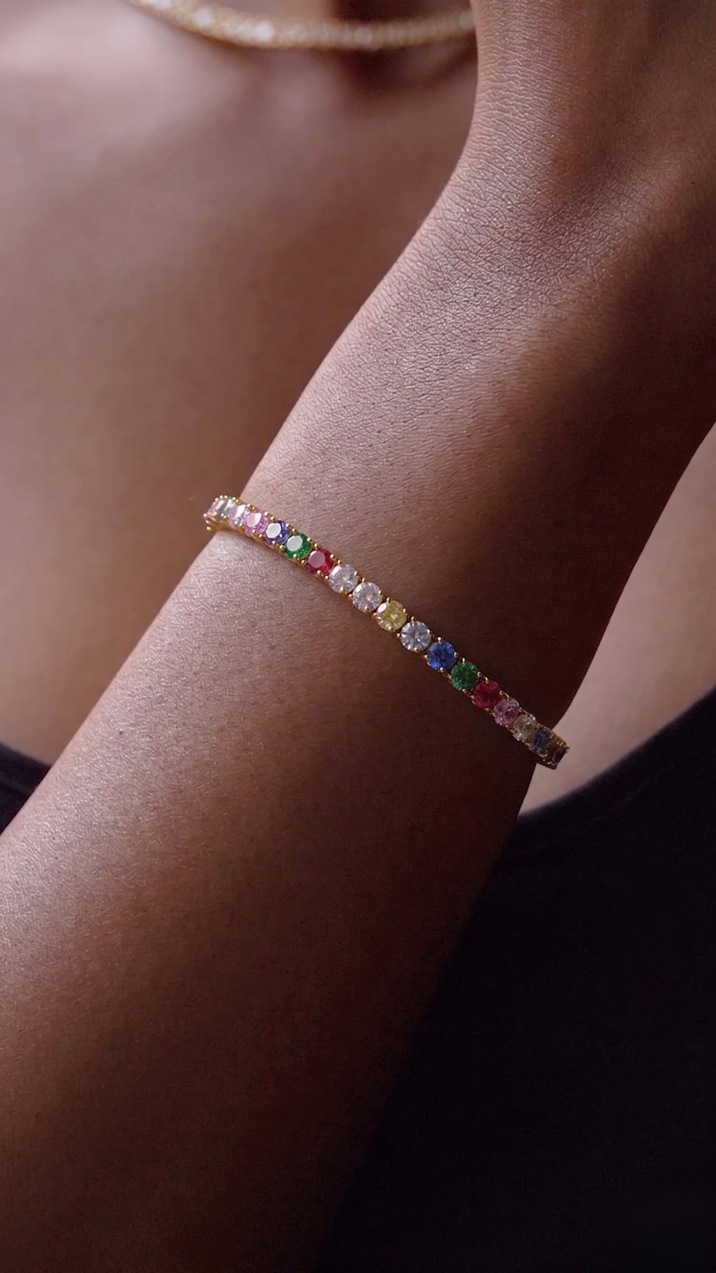 Multi-colored TENNIS BRACELET