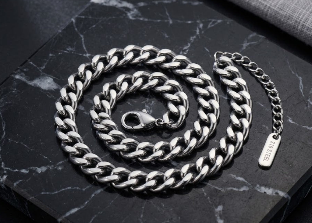 THE SILVER ESSENTIAL CURB BRACELET