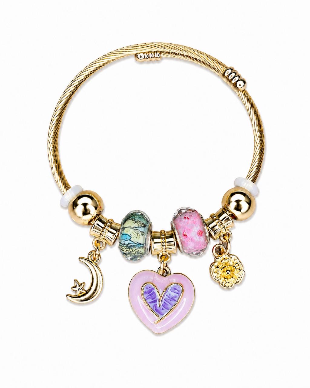 Summer heart bracelet