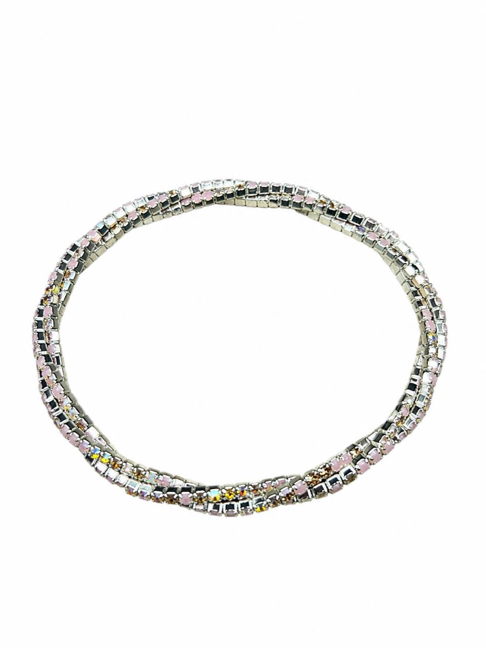 Triple tennis bracelet