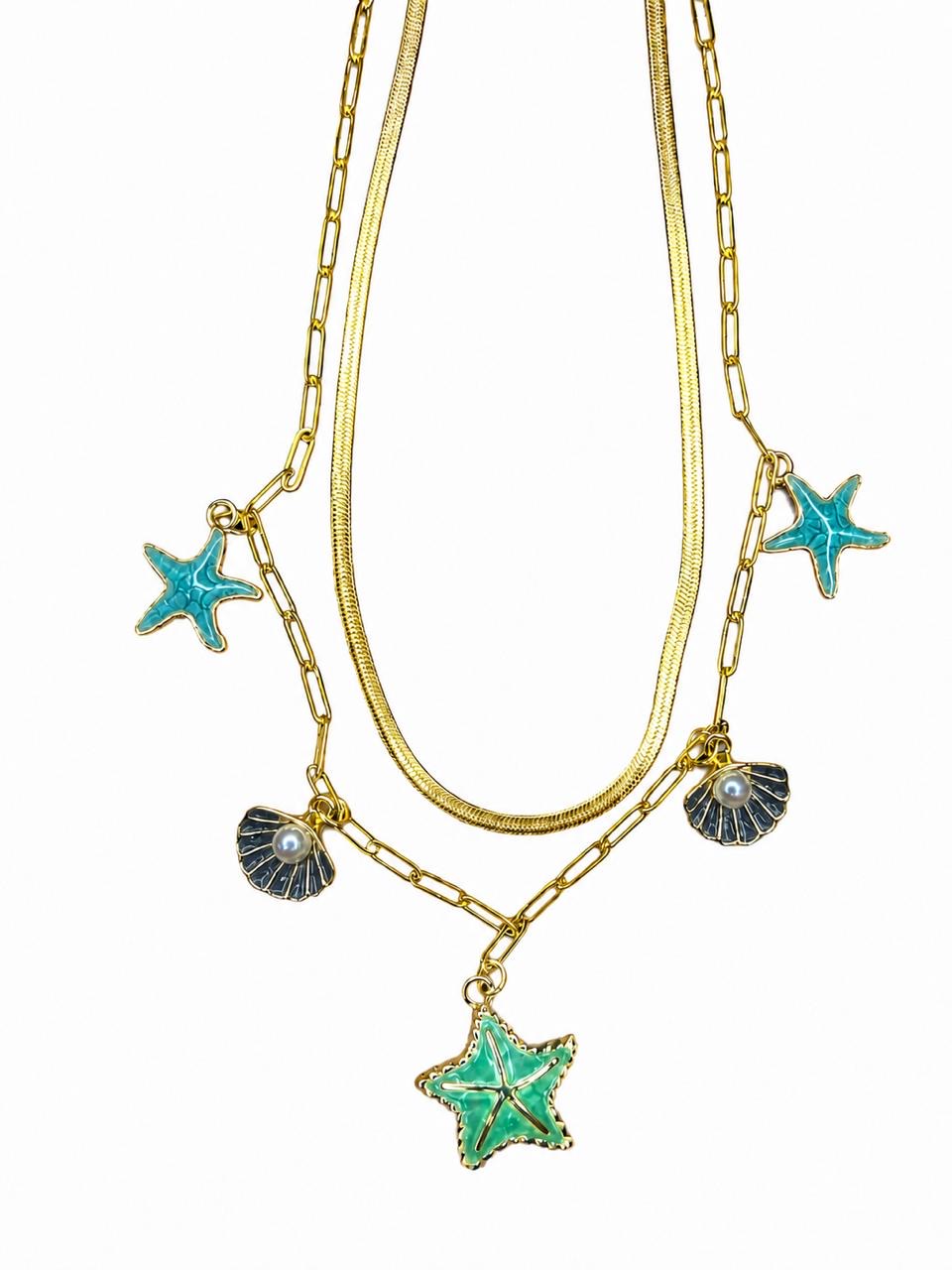 Summer Mediterranean necklace