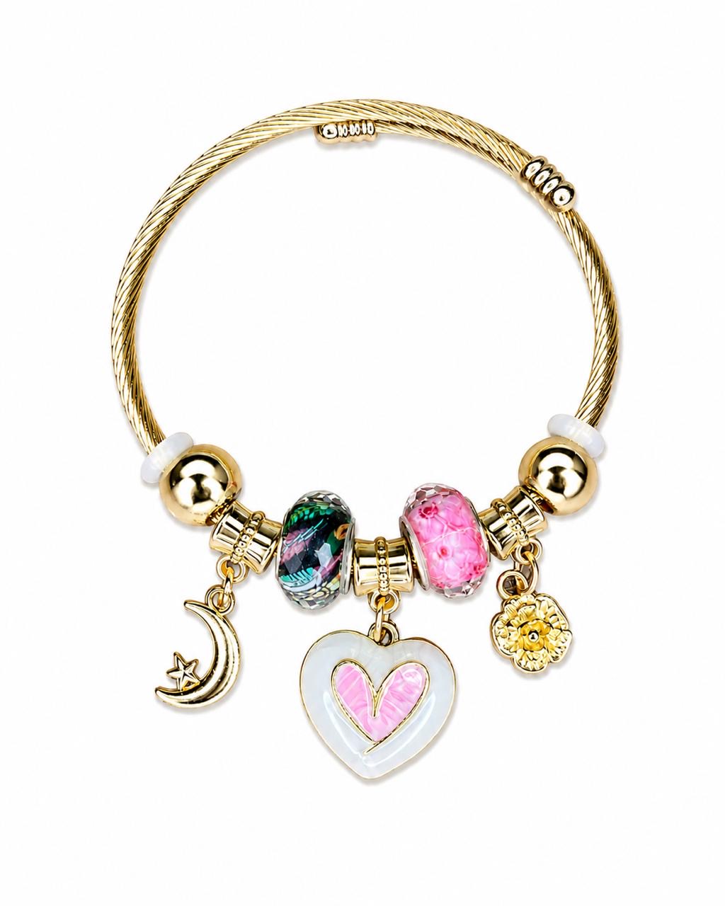 Summer heart bracelet