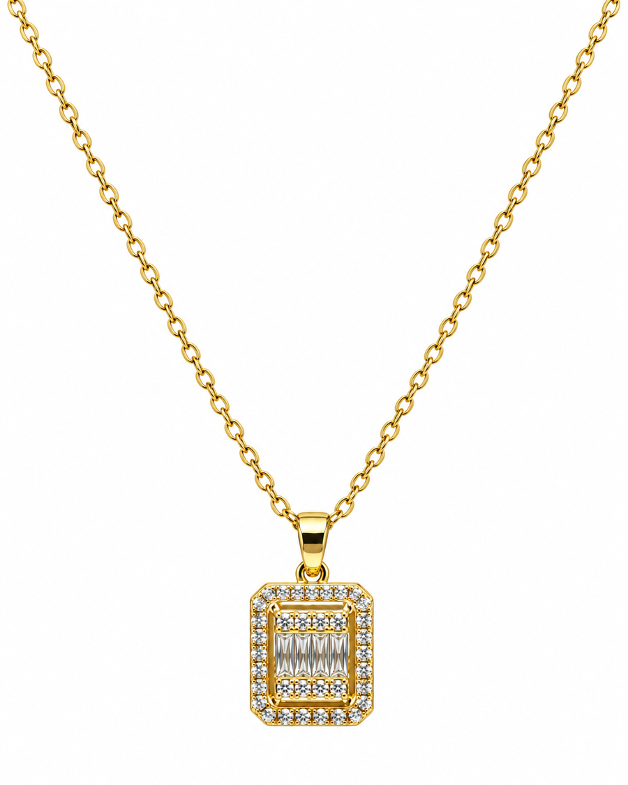 gold lazurde necklace