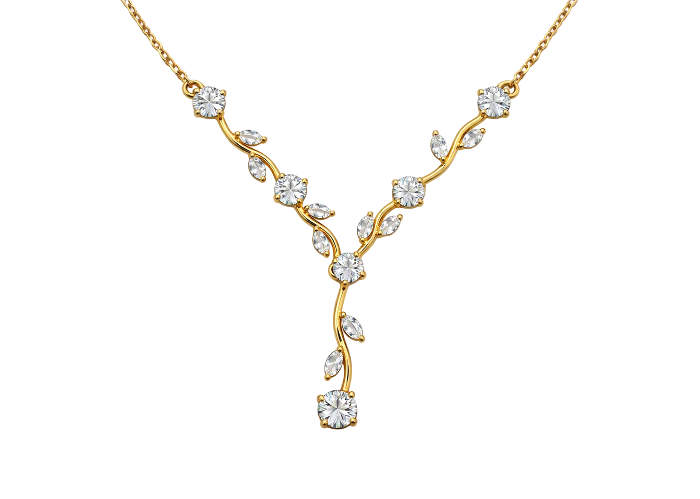 Tulip Necklace - Gold