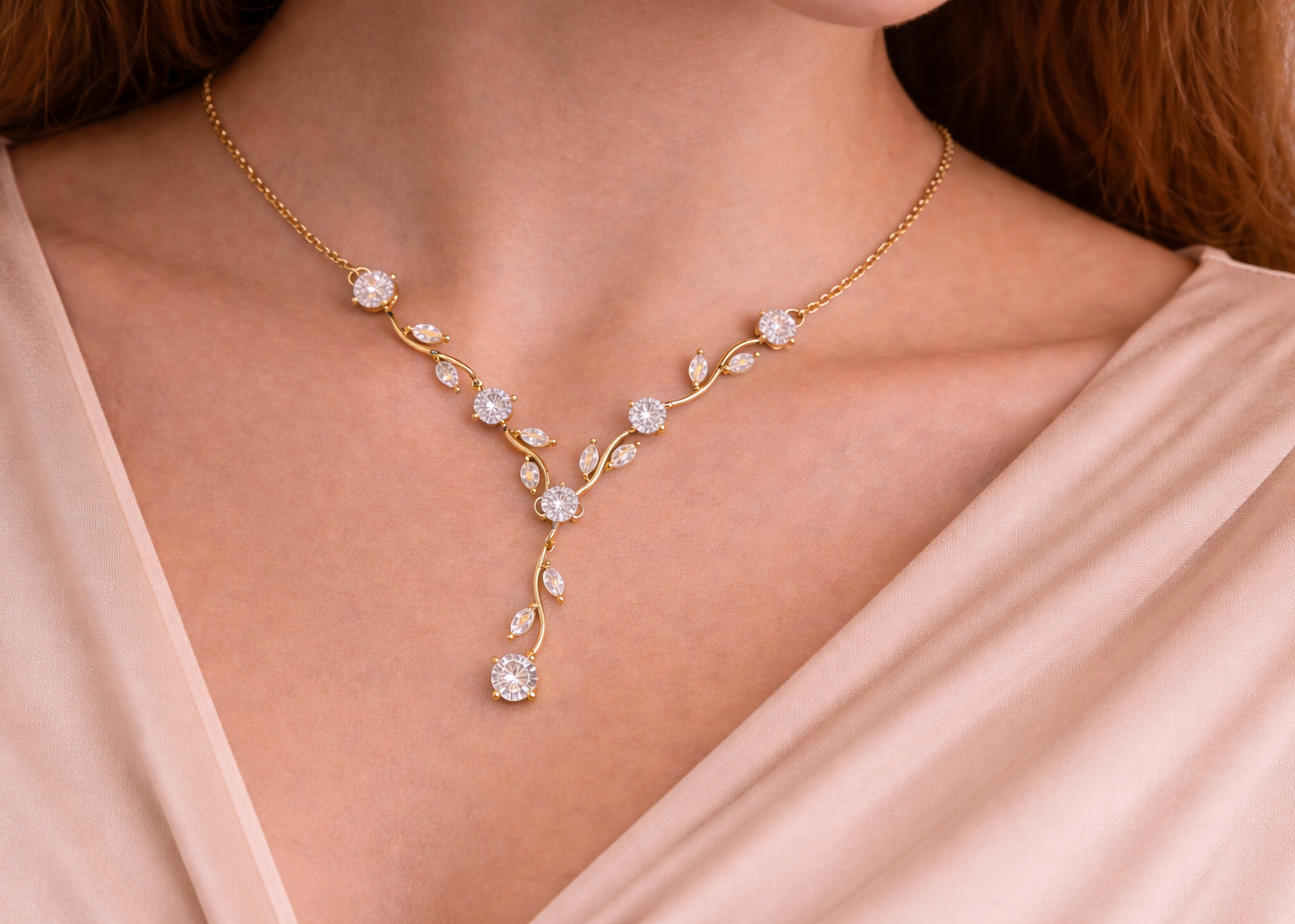 Tulip Necklace - Gold