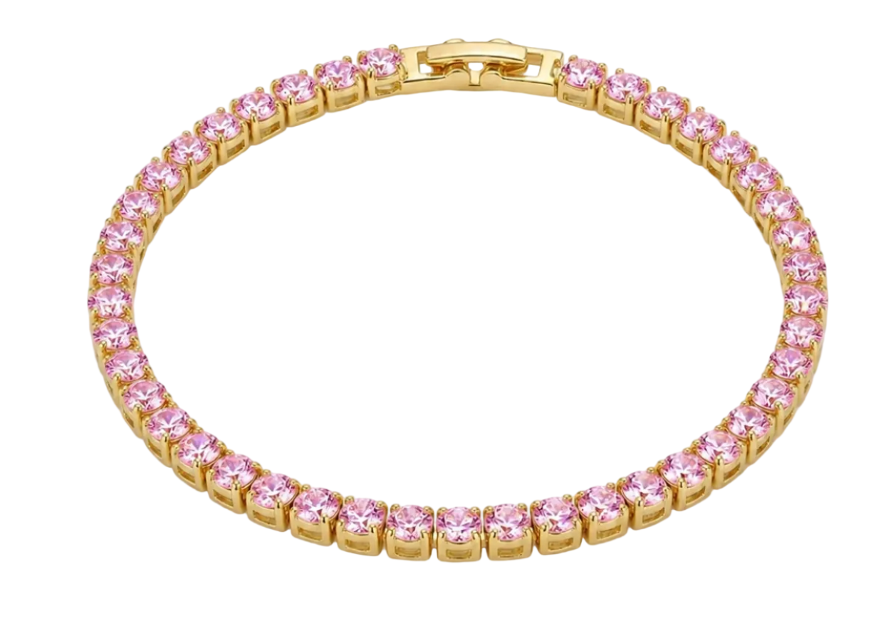 Pink TENNIS BRACELET