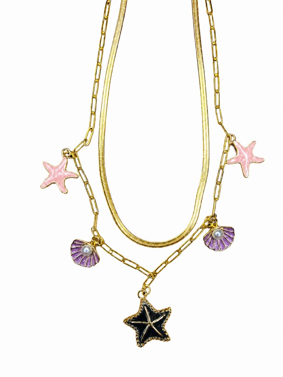 Summer Mediterranean necklace