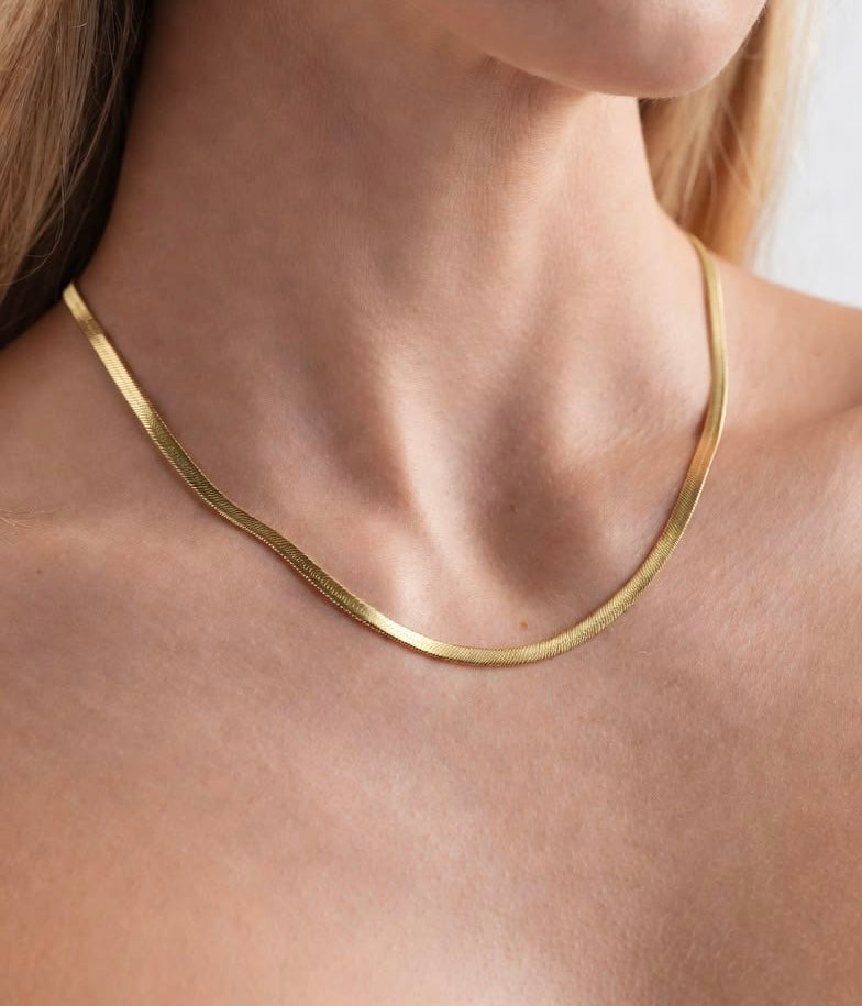 Serpent Gold Necklace