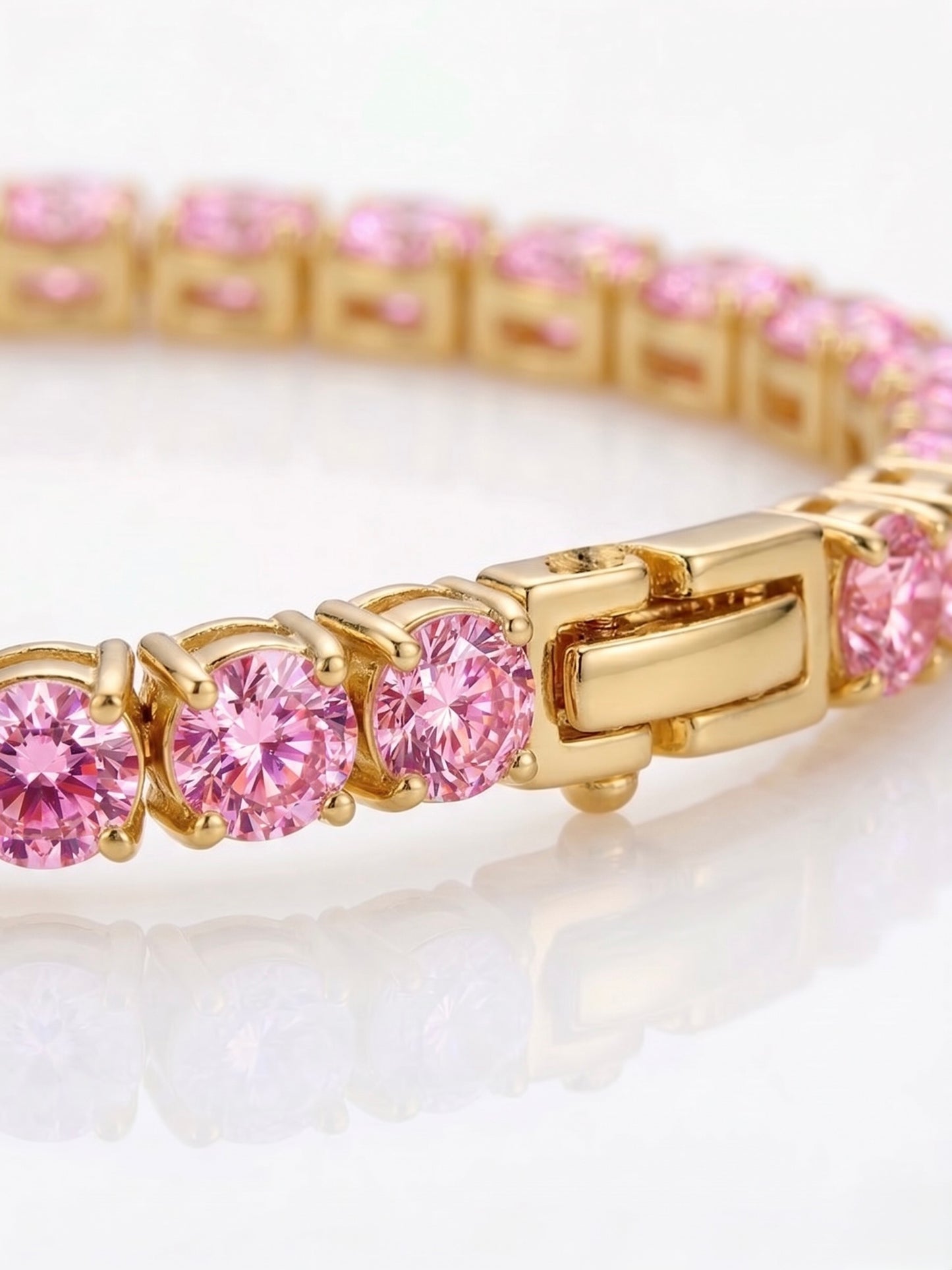 Pink TENNIS BRACELET