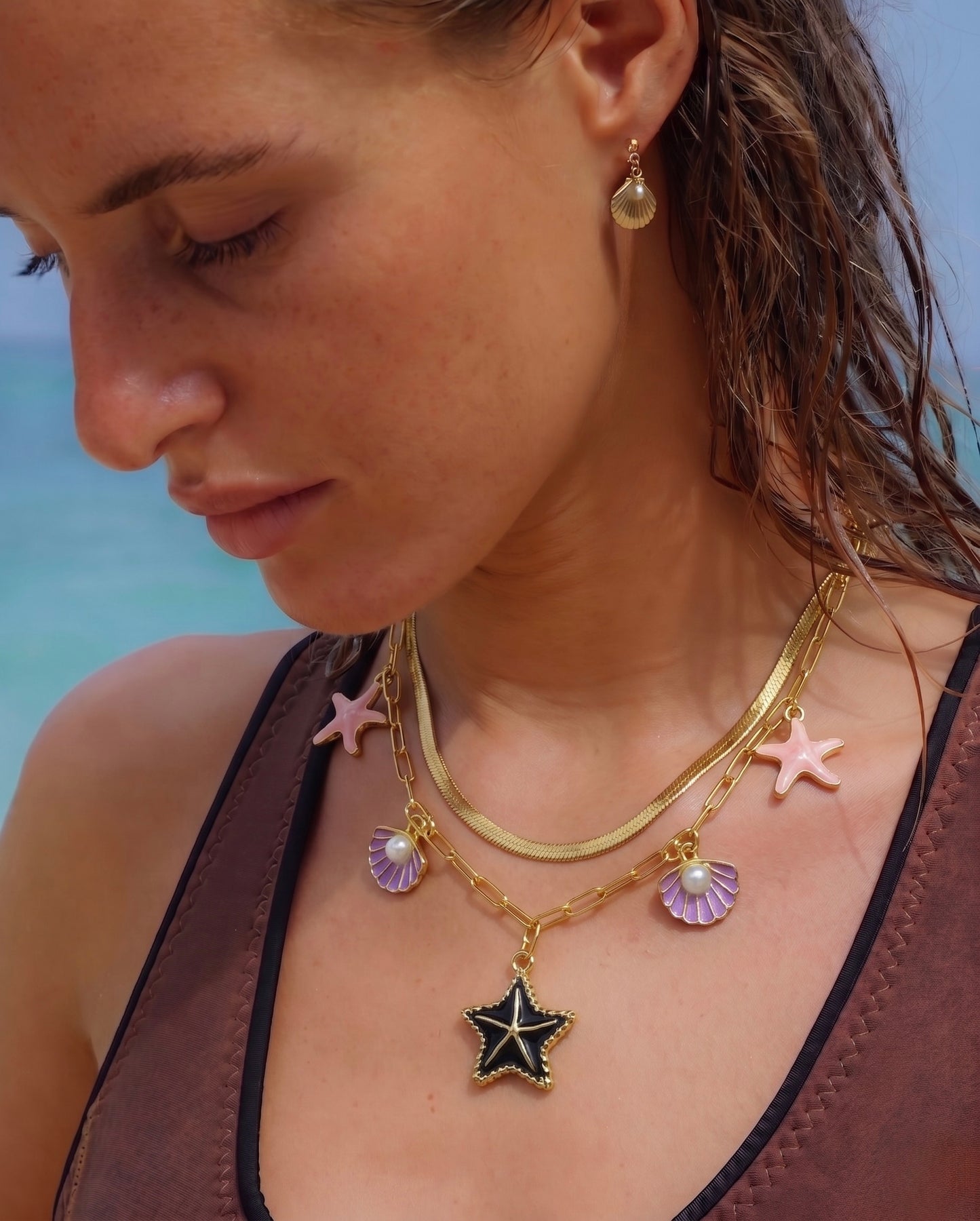 Summer Mediterranean necklace