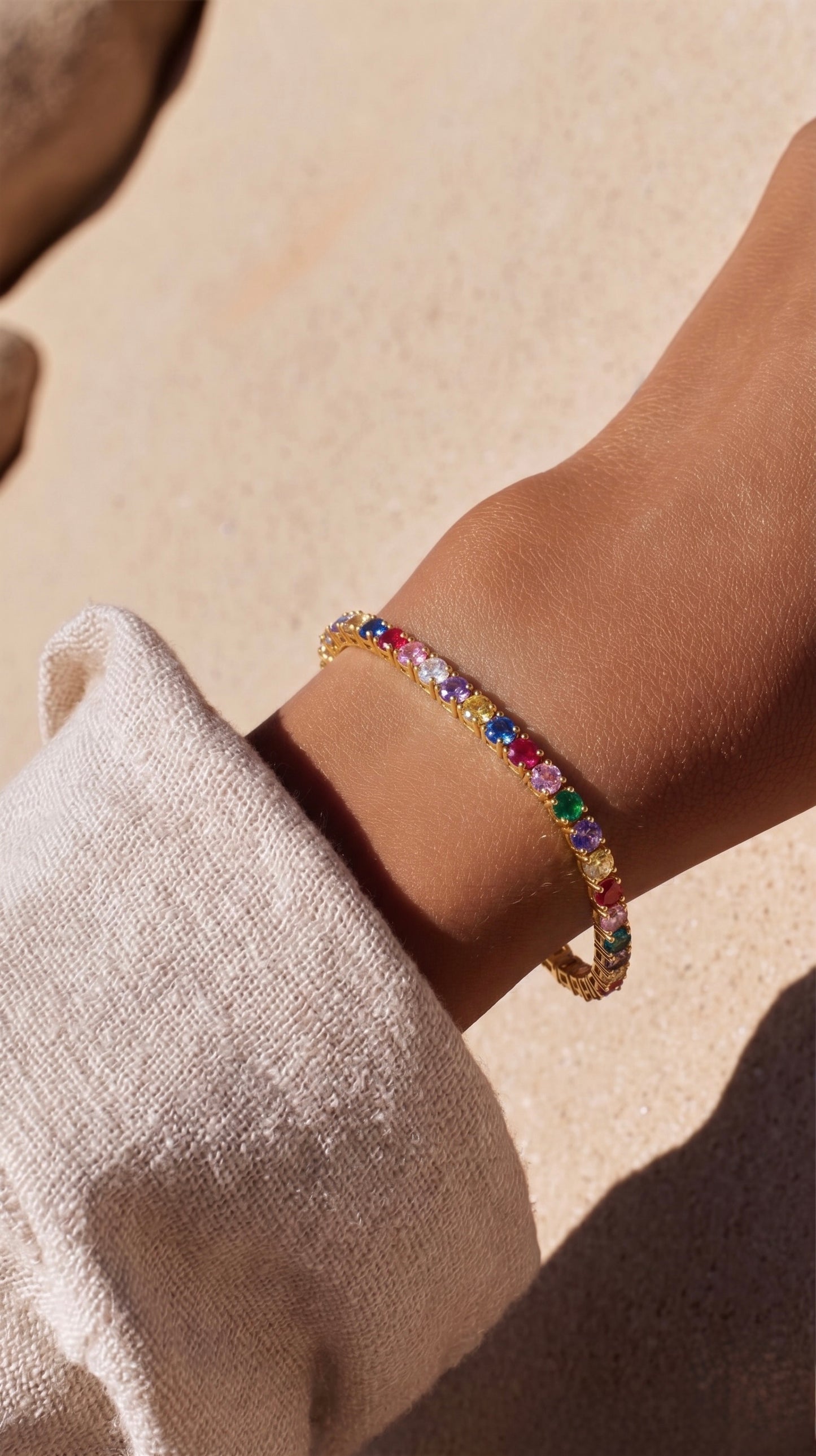Multi-colored TENNIS BRACELET