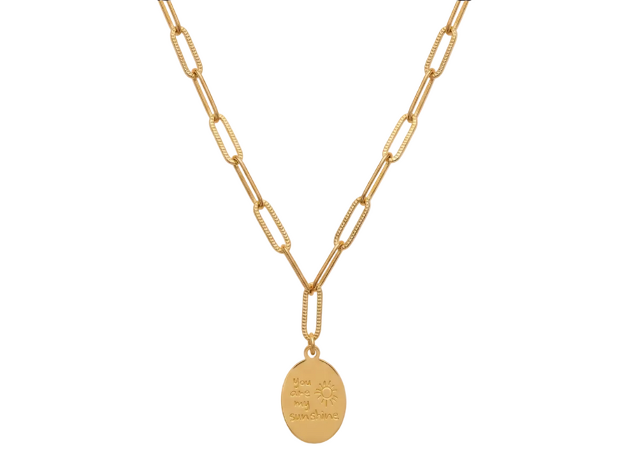 SUNSHINE MEDALLION NECKLACE