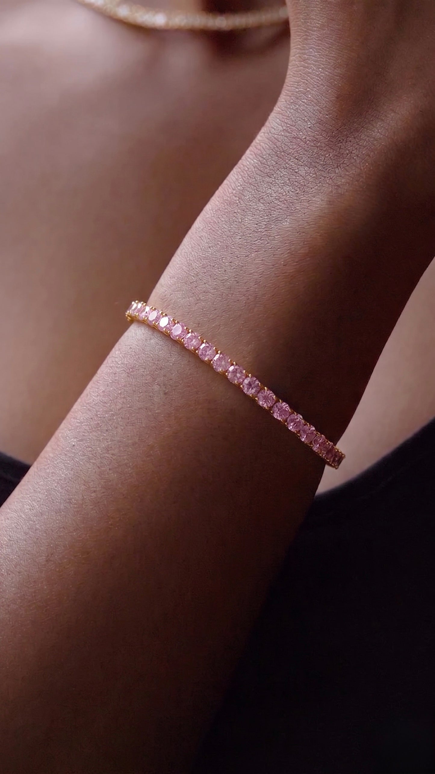 Pink TENNIS BRACELET