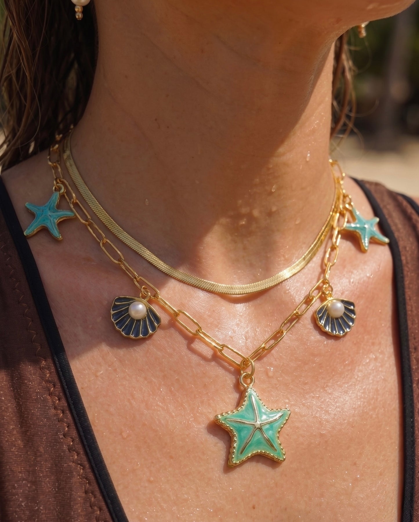 Summer Mediterranean necklace
