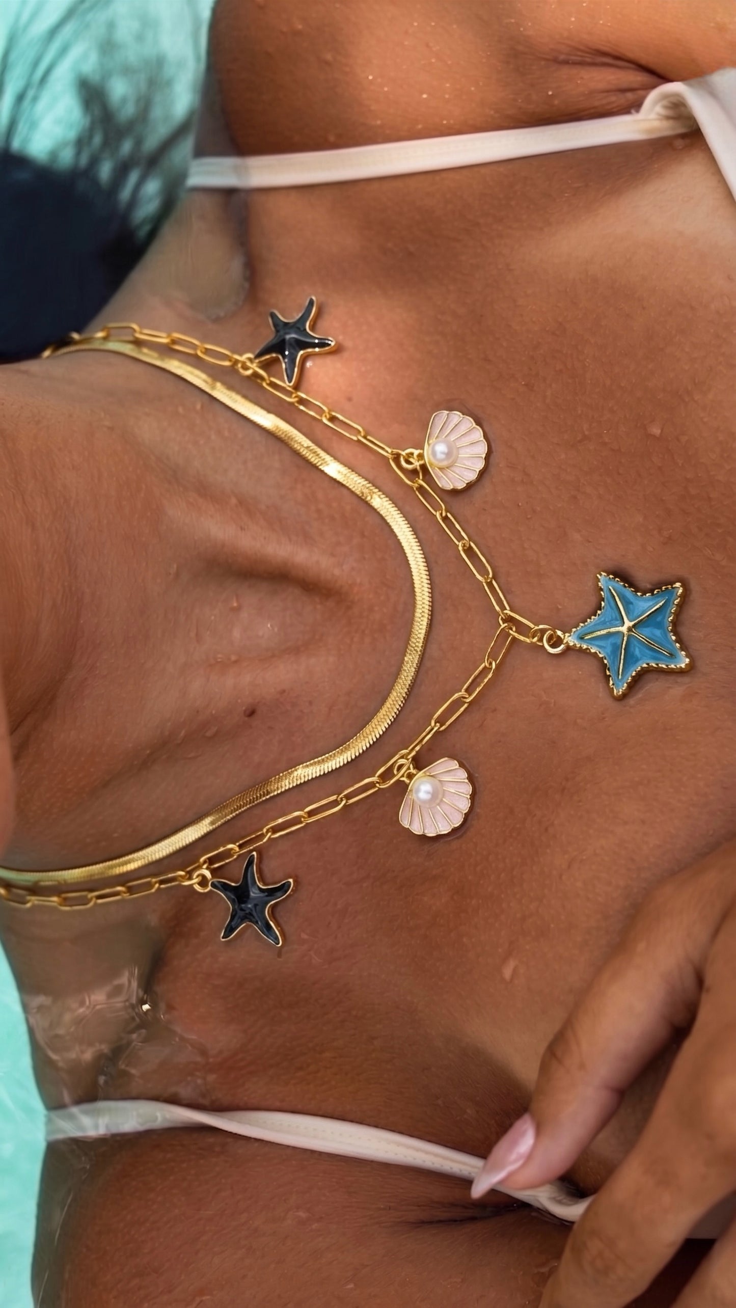 Summer Mediterranean necklace