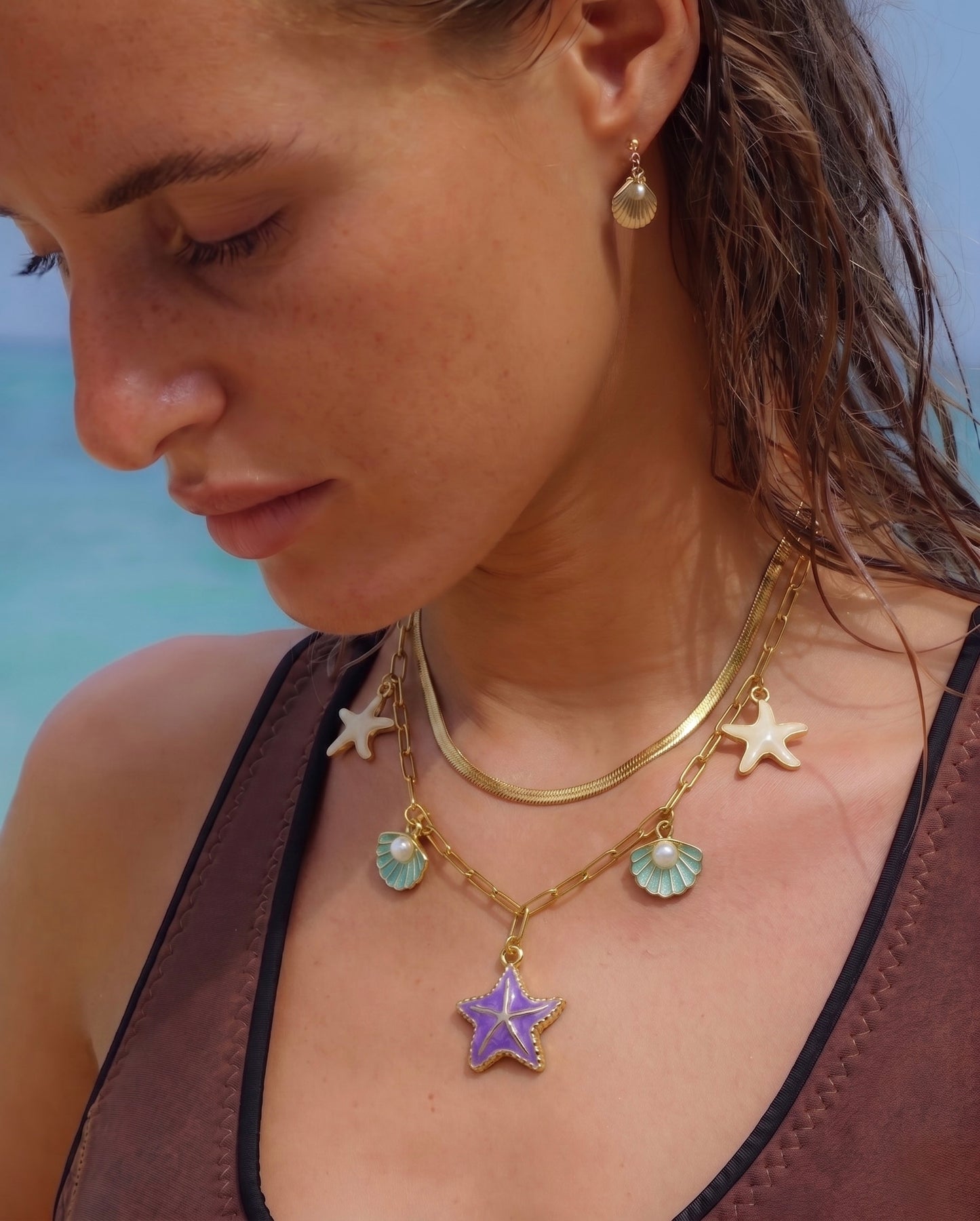 Summer Mediterranean necklace