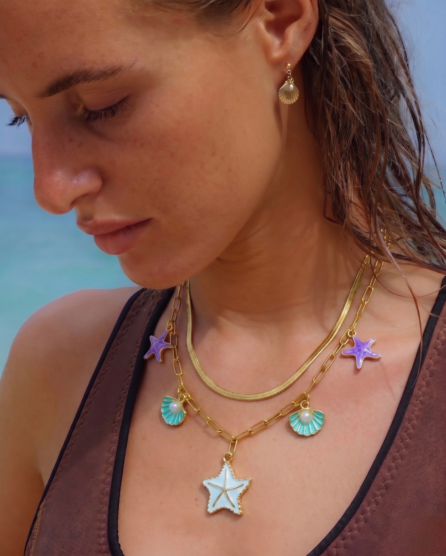 Summer Mediterranean necklace