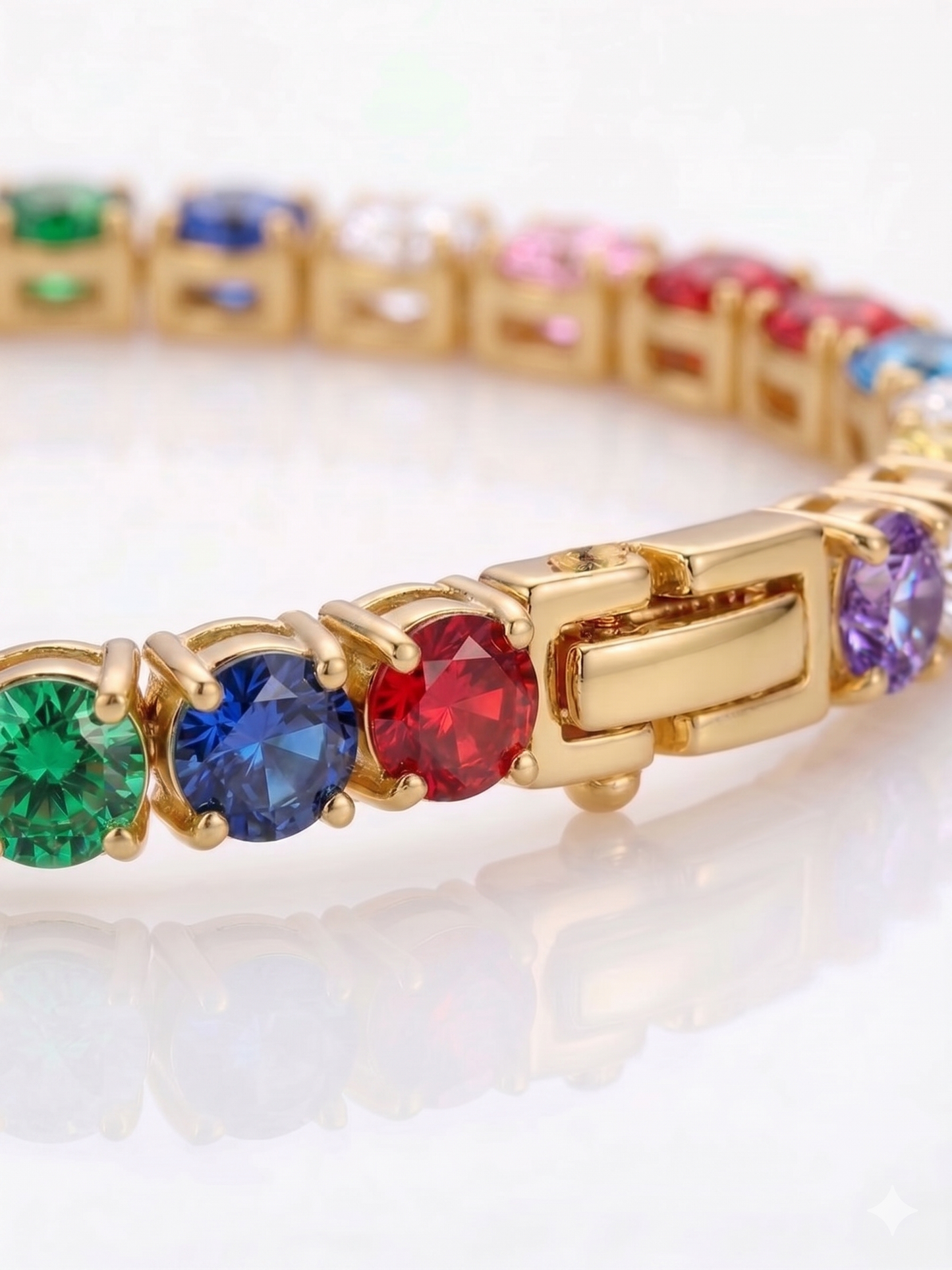 Multi-colored TENNIS BRACELET