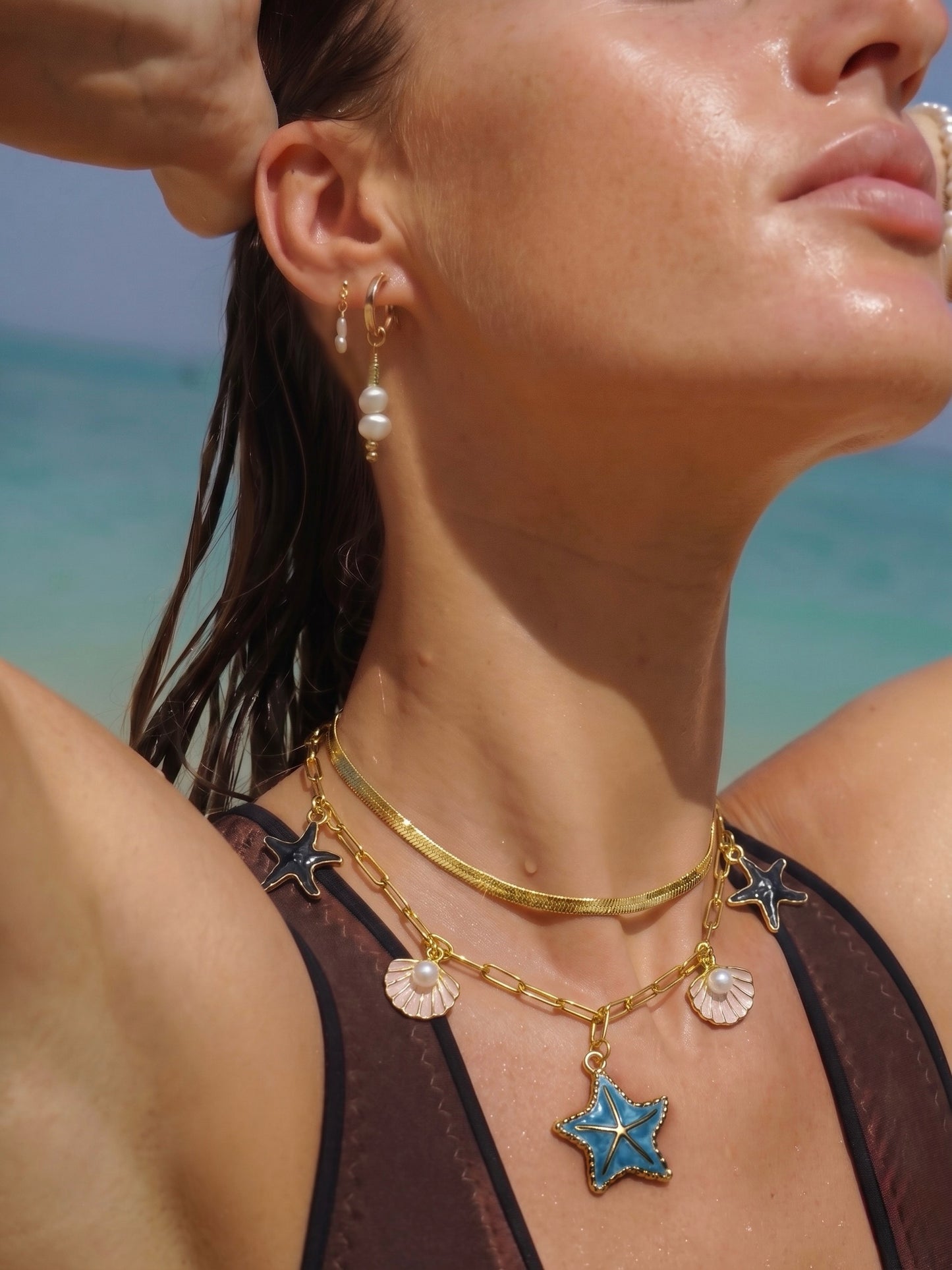 Summer Mediterranean necklace