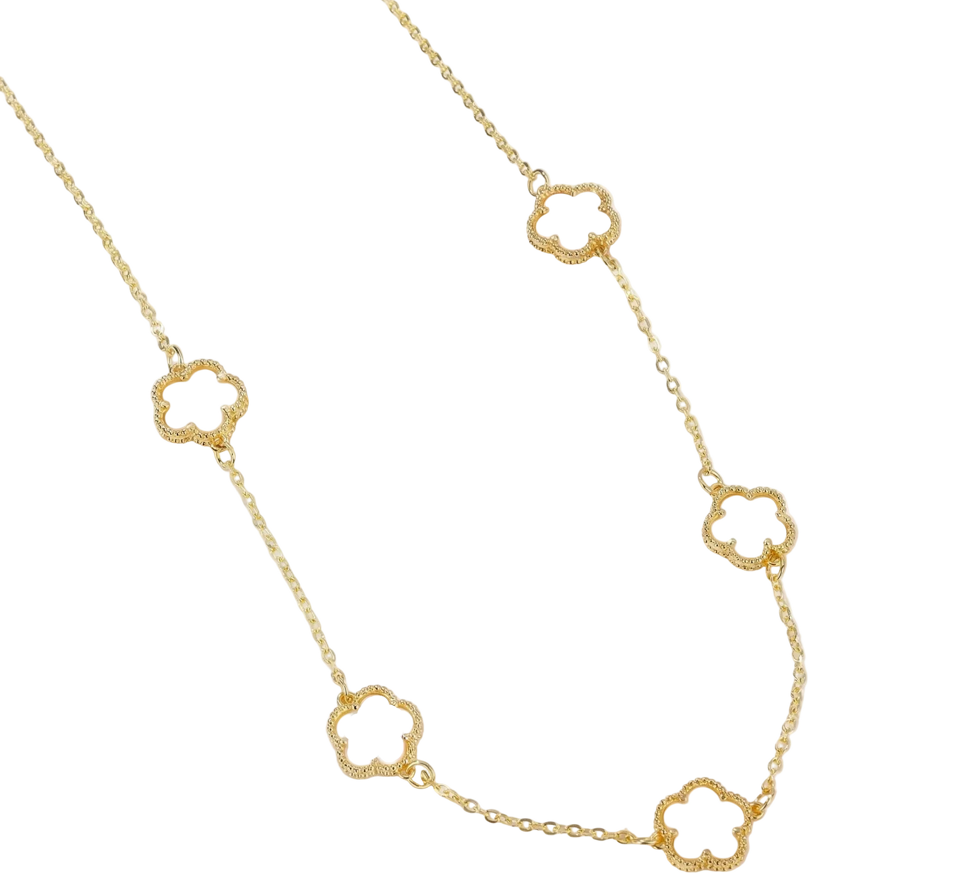 Multiple Van Cleef Necklace - White