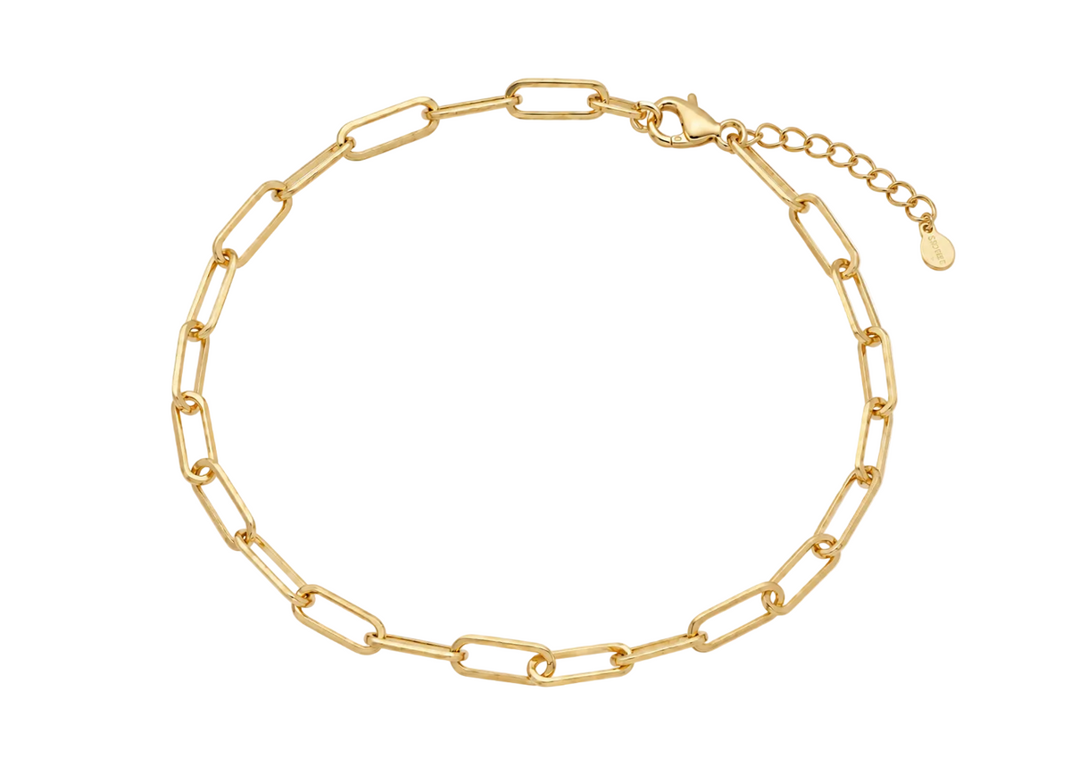 Paper clip bracelet