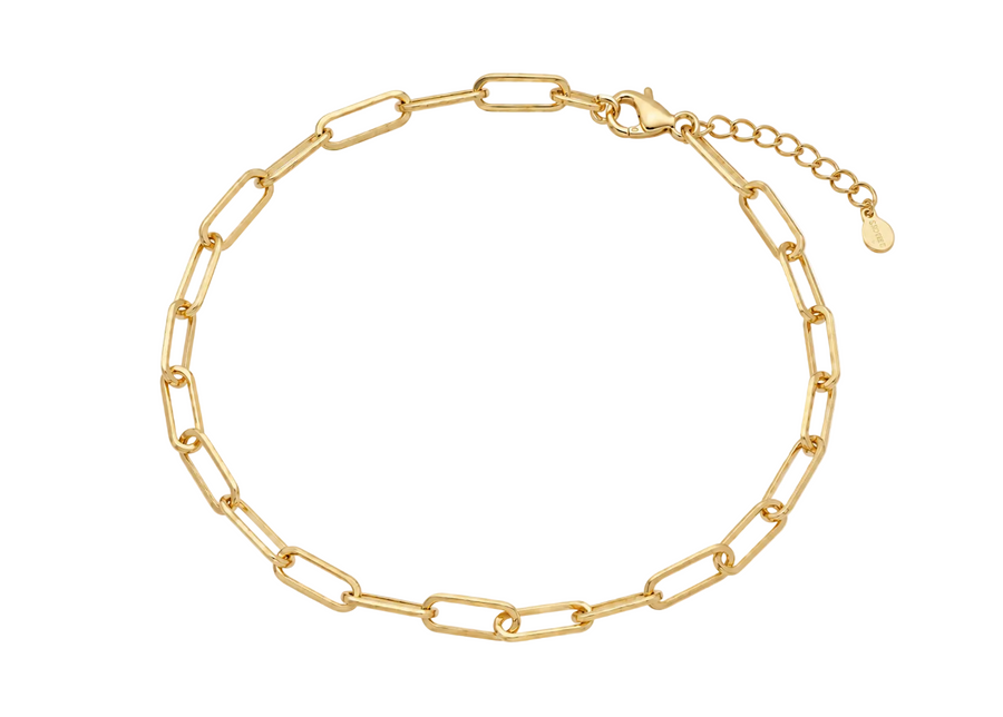 Paper clip bracelet