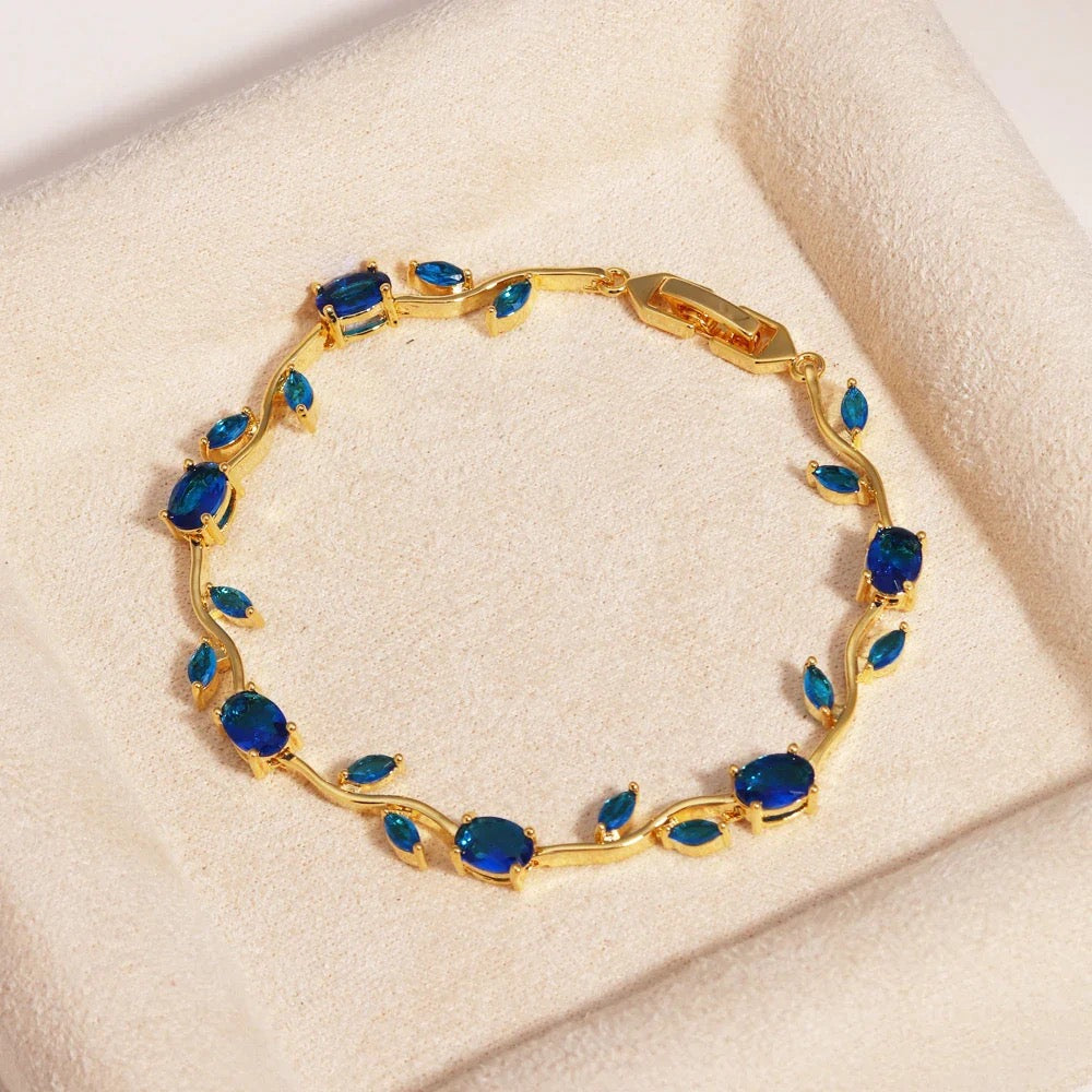 Tulip Bracelet - Blue