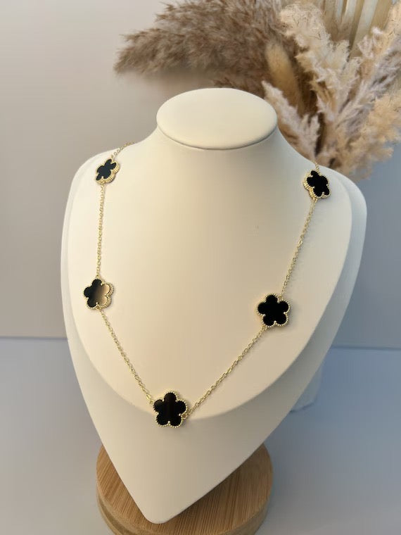Multiple Van Cleef Necklace - Black