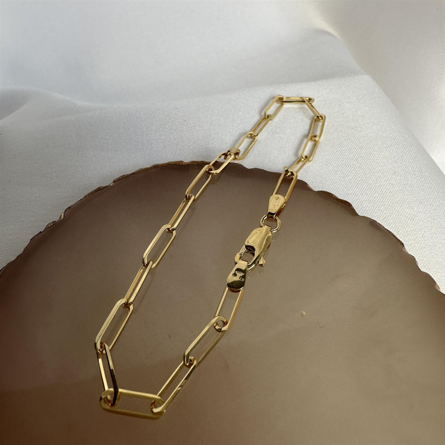 Paper clip bracelet