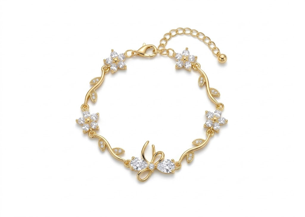 Ribbon Bracelet - Gold